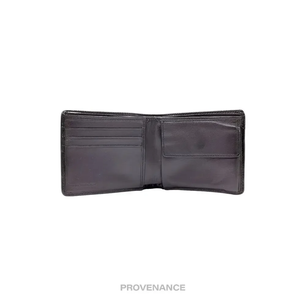 🔴 Burberry Bifold Wallet - London Check Black Charcoal